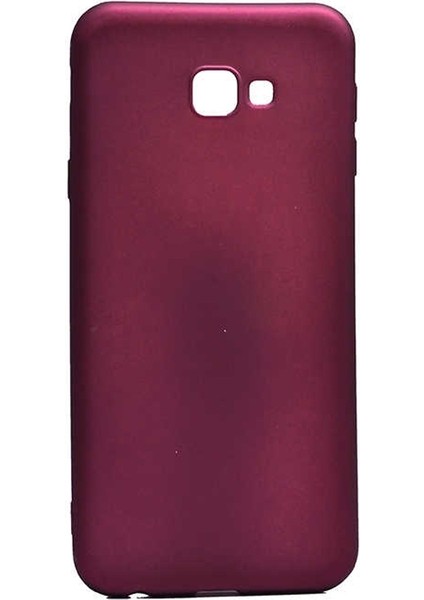 Samsung Galaxy J4 Plus Kılıf Premier Silikon +Nano Mürdüm