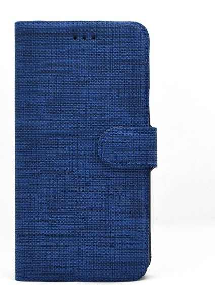 Xiaomi Redmi 9A Kılıf Standlı Kartvizitli Exclusive Spor Cüzdan Lacivert