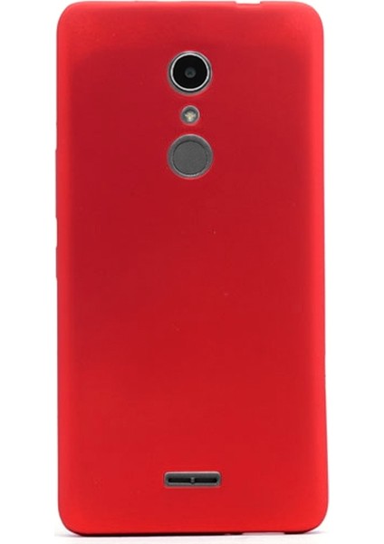 Alcatel A3 Xl Kılıf Premier Silikon Mat Silikon Kırmızı