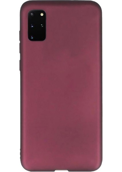 Samsung Galaxy S20+ Plus Kılıf Premier Silikon Esnek Koruma Mürdüm