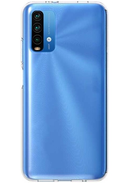 Xiaomi Redmi 9t Kılıf Süper Silikon Şeffaf Koruma Renksiz