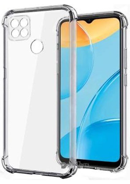 Oppo A15S Kılıf Antishock Kamera Korumalı Silikon