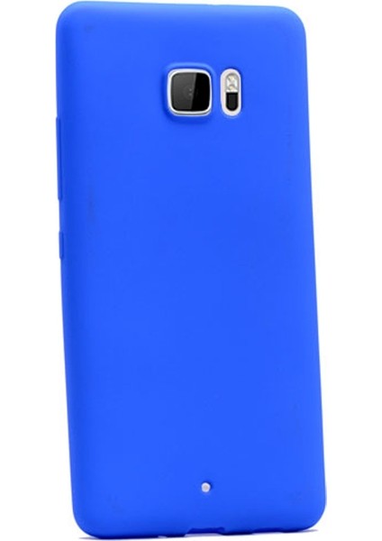 Htc U Ultra Kılıf Premier Silikon Kılıf Esnek Kılıf Mat Kılıf Mavi