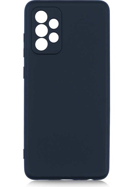 Samsung Galaxy A72 Kılıf Mara Silikon Mat Soft Kamera Korumalı Lansman Siyah