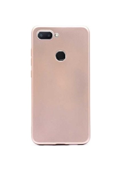 Xiaomi Redmi 6 Kılıf Premier Silikon Esnek Arka Koruma Gold