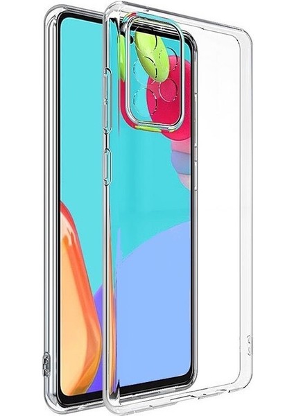 Samsung Galaxy A52 Kılıf Kamera Korumalı Şeffaf Silikon Renksiz