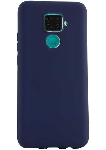 Huawei Mate 30 Lite Kılıf Premier Silikon Esnek Arka Koruma Lacivert