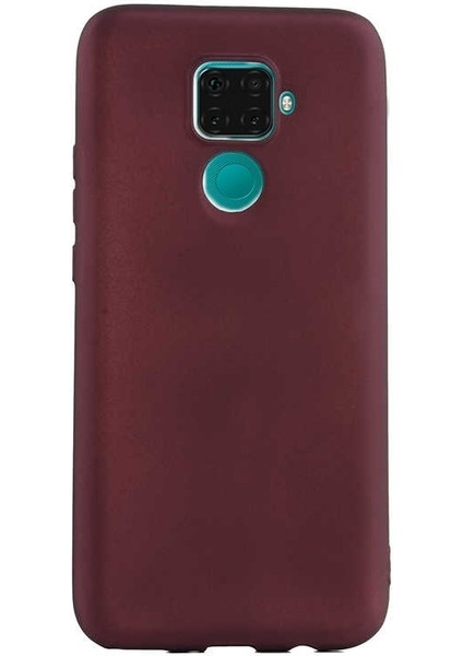 Huawei Mate 30 Lite Kılıf Premier Silikon Esnek Arka Koruma Mürdüm