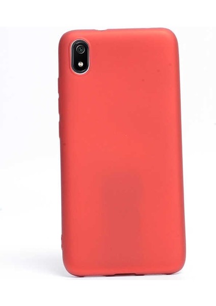 Xiaomi Redmi 7A Kılıf Premier Silikon Esnek Arka Koruma Kırmızı
