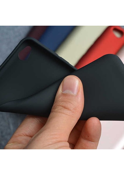 Xiaomi Redmi Go Kılıf Premier Silikon Esnek Koruma+Nano Glass Mürdüm