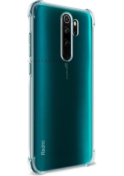 Xiaomi Redmi Note 8 Pro Kılıf Antishock Ultra Koruma Sert Kapak Şeffaf