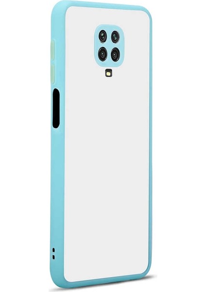 Xiaomi Redmi Note 9s Kılıf Hux Kamera Korumalı Silikon Turkuaz