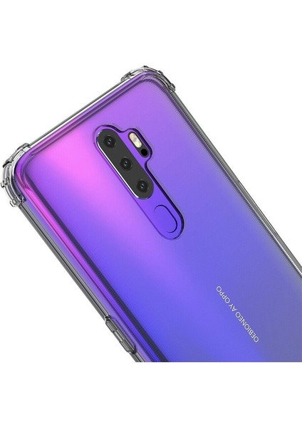 Oppo A9 2020 Kılıf Antishock Ultra Koruma Sert Kapak Şeffaf modelleri