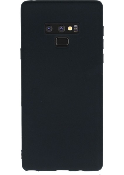 Samsung Galaxy Note 9 Kılıf Premier Silikon+ 3D Cam Full Cam Siyah