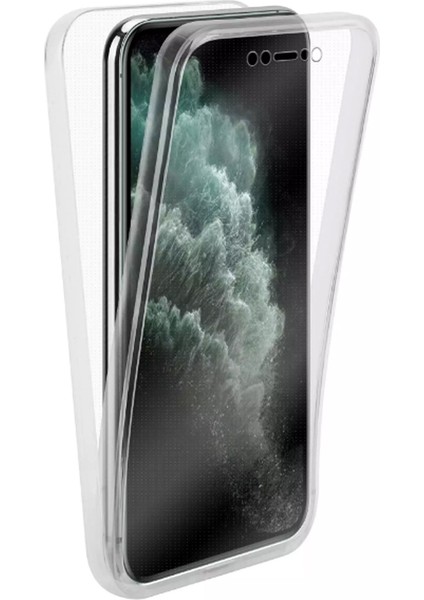 Apple iPhone 11 Kılıf Ön Arka Şeffaf Silikon Koruma Şeffaf