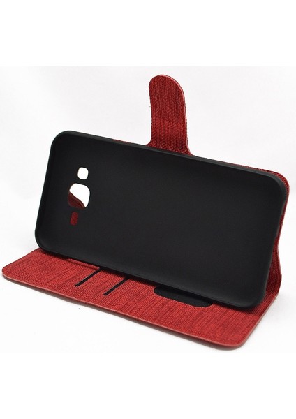 Samsung Galaxy A10S Kılıf Kartvizitli Exclusive Spor Cüzdan Kırmızı fiyatları