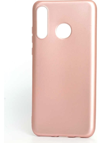 Huawei P30 Lite Kılıf Premier Silikon Koruma+Nano Glass Bronz