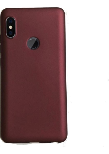 Xiaomi Redmi Note 5 Pro Kılıf Premier Silikon Arka Kapak Mürdüm