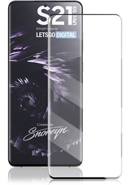 Samsung Galaxy S21 Ultra 5g Kılıf Vega Standlı Yüzüklü Mıknatıslı+Full Ekran Koruyucu Gold
