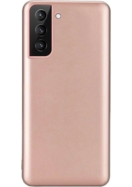 Samsung Galaxy S21 Plus 5g Kılıf Mat Soft Premier Silikon Bronz