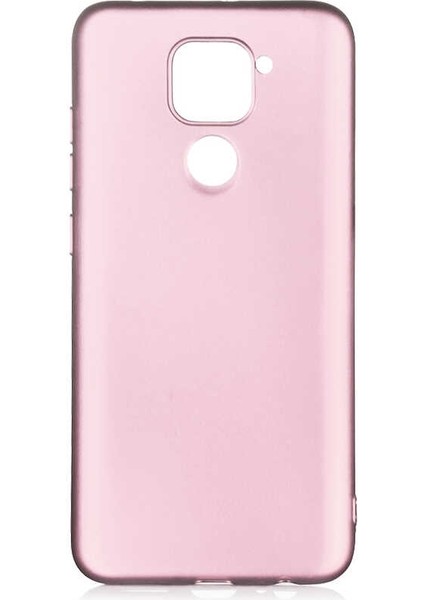 Xiaomi Redmi Note 9 Kılıf Premier Silikon Koruma+Nano Glass Bronz