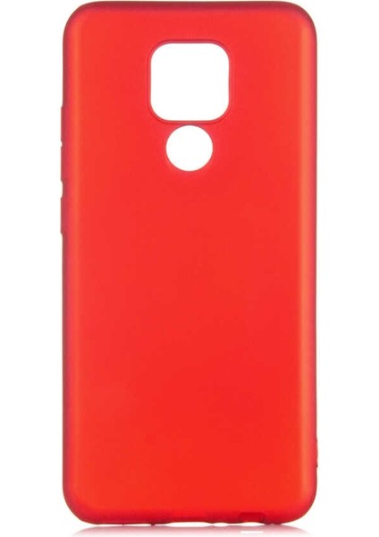 General Mobile GM20 Kılıf Premier Silikon Koruma+Nano Glass Kırmızı