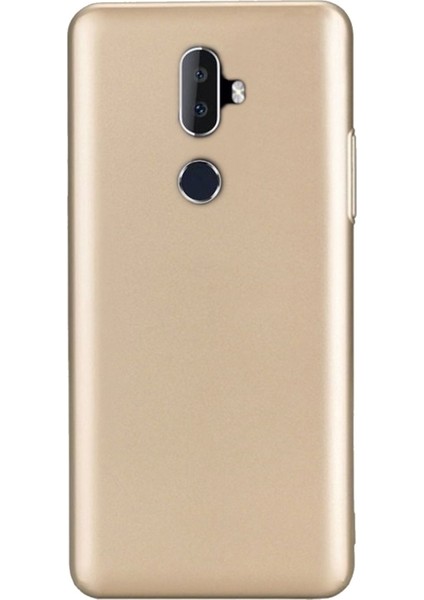 Alcatel 3V Kılıf Premier Silikon Esnek Arka Koruma Gold