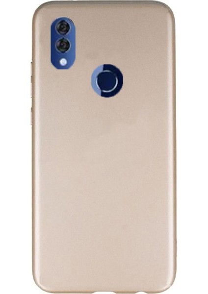 Alcatel 5V Kılıf Premier Silikon Esnek Koruma+Nano Glass Gold