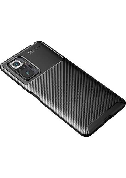 Xiaomi Redmi Note 10 Pro Kılıf Negro Karbon Dizayn Silikon Lacivert fiyatları