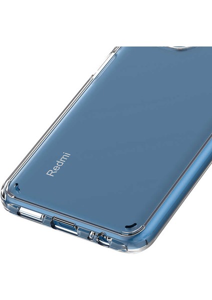 Xiaomi Redmi Note 10S Kılıf Coss Şeffaf Sert Kapak Renksiz