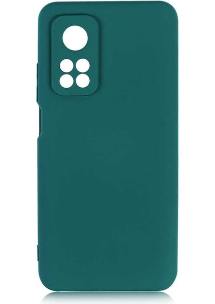 Xiaomi Mi 10T Pro Kılıf Mara Silikon Mat Soft Kamera Korumalı Lansman Yeşil