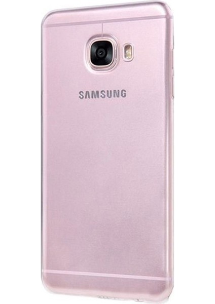 Samsung Galaxy J4 Plus Kılıf Süper Silikon Arka+Nano Glass Şeffaf