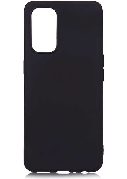 Oppo Reno5 5g Kılıf Premier Silikon Mat Koruma+Nano Glass Siyah