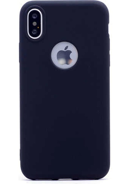 Apple iPhone Xs Kılıf Premier Esnek Lüx Silikon Siyah