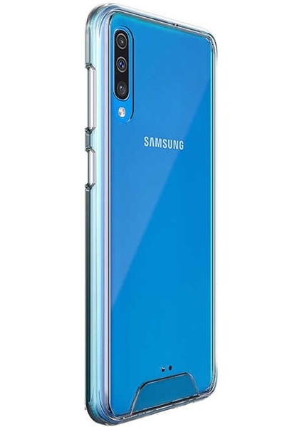 Samsung Galaxy A50 Kılıf Gard Nitro Şeffaf Sert Silikon Şeffaf