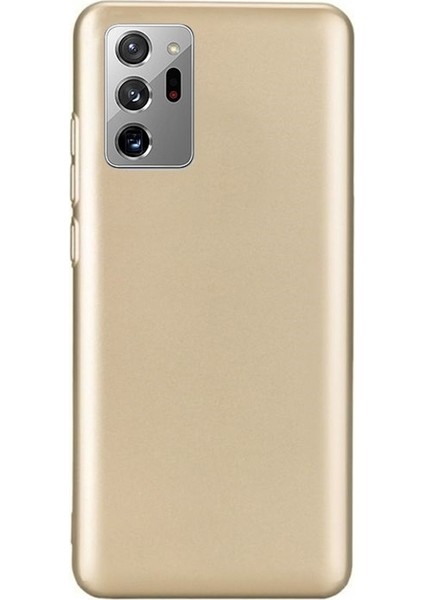 Samsung Galaxy Note 20 Uıtra Kılıf Premier Silikon Esnek Koruma Gold