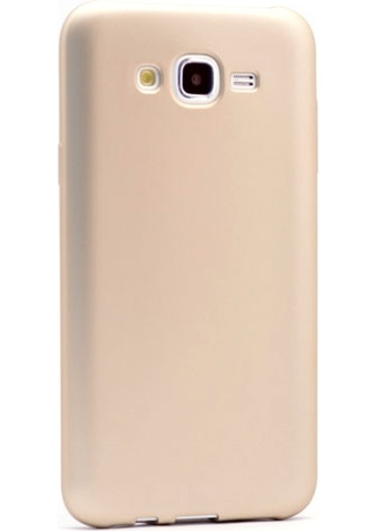 Samsung Galaxy J2 Kılıf Premier Silikon Kılıf Gold
