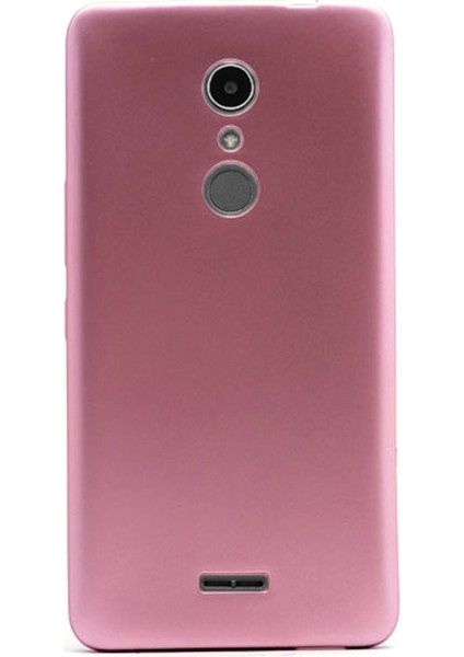 Alcatel A3 Xl Kılıf Premier Silikon Mat Silikon+Nano Glass Koruyucu Bronz