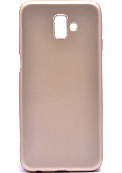 Samsung Galaxy J6 Plus Kılıf Premier Silikon + Nano Gold