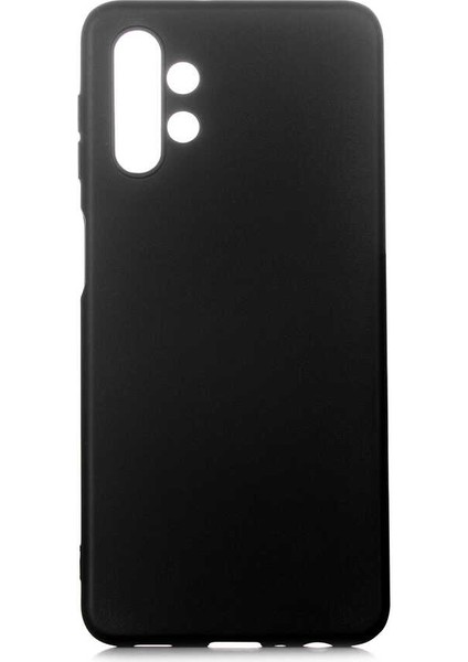 Samsung Galaxy A32 5g Kılıf Premier Silikon Mat Koruma+Nano Glass Siyah