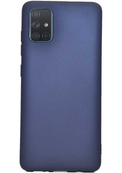 Samsung Galaxy A31 Kılıf Premier Silikon Esnek Koruma Lacivert