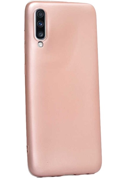 Samsung Galaxy A70 Kılıf Premier Silikon Koruma+Nano Glass Bronz