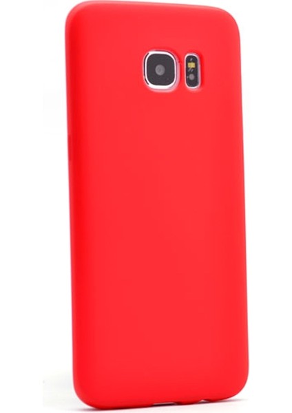 Samsung Galaxy S7 Edge Kılıf Premier Silikon Kılıf Kırmızı