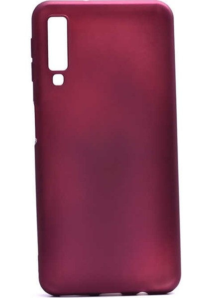 Samsung Galaxy A7 2018 A750F Kılıf Premier Silikon +Nano Mürdüm