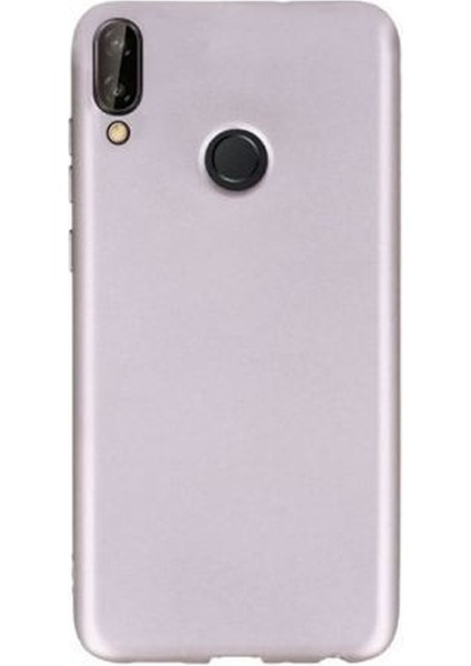 Samsung Galaxy A20 Kılıf Premier Silikon Esnek Koruma+Nano Glass Bronz