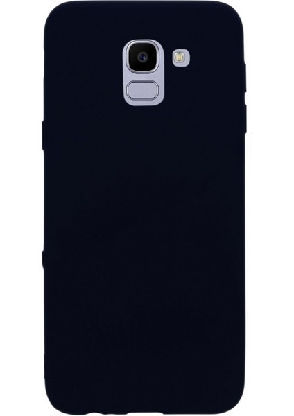 Samsung Galaxy J6 Kılıf Premier Silikon Ipeksi Dokunuş Esnek Siyah