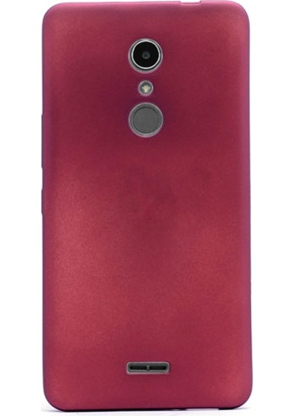 Alcatel A3 Xl Kılıf Premier Silikon Mat Silikon Mürdüm