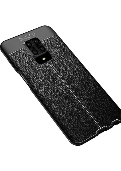 Xiaomi Redmi Note 9 Pro Kılıf Niss Silikon+Nano Glass Lacivert