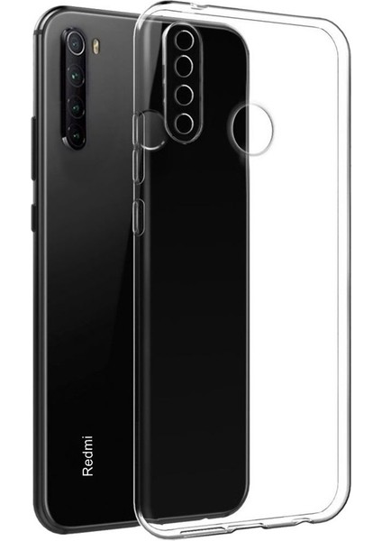 Xiaomi Redmi Note 8 Kılıf Kamera Korumalı Şeffaf Silikon Şeffaf