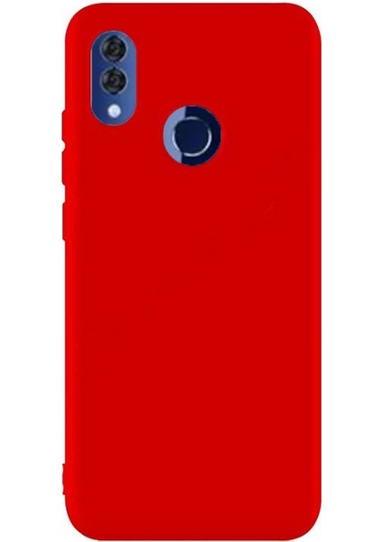 Alcatel 5V Kılıf Premier Silikon Esnek Koruma+Nano Glass Kırmızı